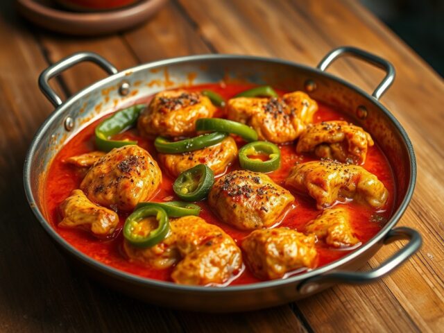 Pikante Turkse kip (stoofgerecht)