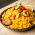 Pilaf met Garnalen
