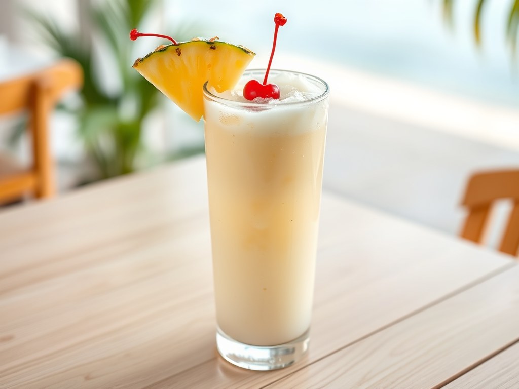 Pina Colada, AI-gegenereerde illustratie