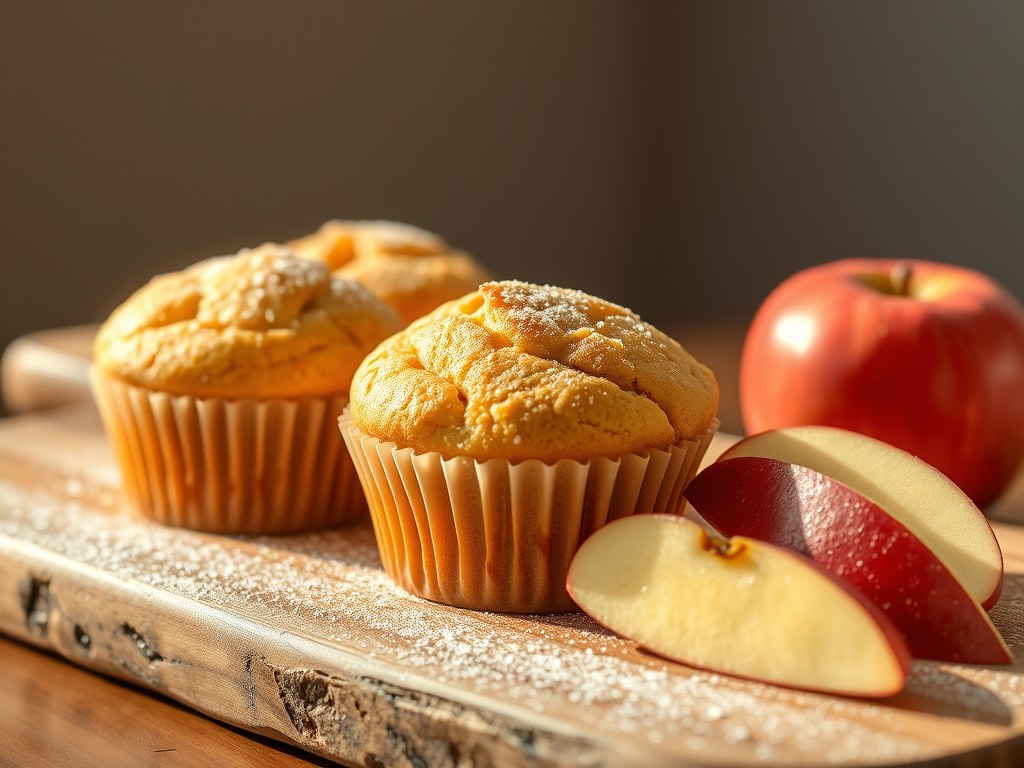Pink Lady® muffins, AI-gegenereerde illustratie