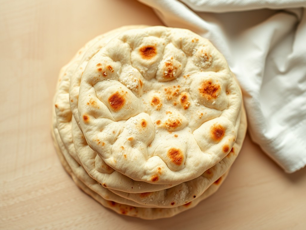 Pita brood, AI-gegenereerde illustratie