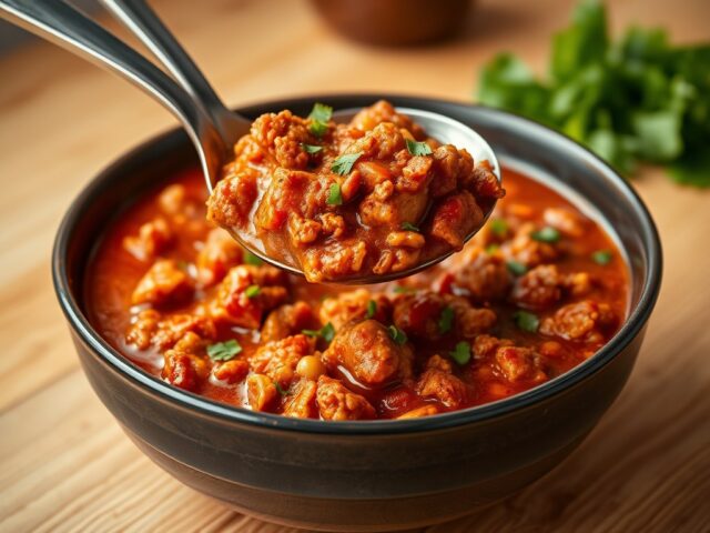 Pittige chili con pollo