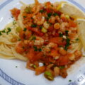 Pittige Garnalen Pasta