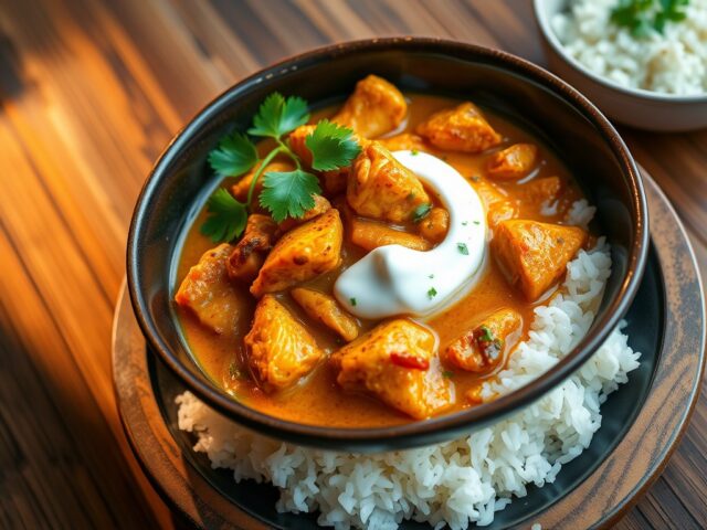 Pittige kipcurry