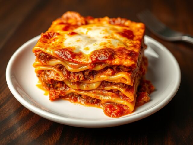 Pittige lasagne