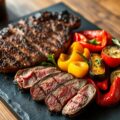 Pittige T-bone met provençaalse groenten