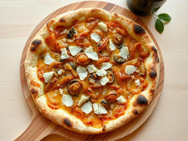 Pizza uit Apulie (pizza pugliese)