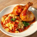 Pollo Italia con risotto