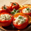 Pomodori al Riso (tomaten met rijst gevuld)