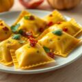 Pompoen ravioli