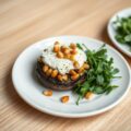 Portobello met geitenkaas