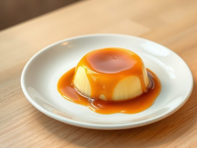 Portugese eiervla met caramel