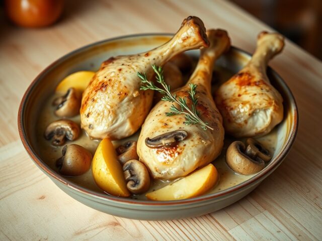 Poulet Vallée d’Auge
