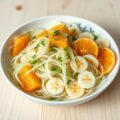 Preisalade met banaan