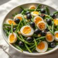 Prinsessenbonensalade met ei en citroen