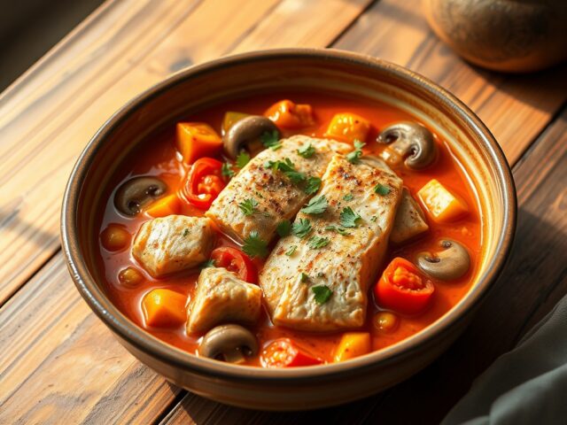 Provençaals stoofpotje van roodbaars