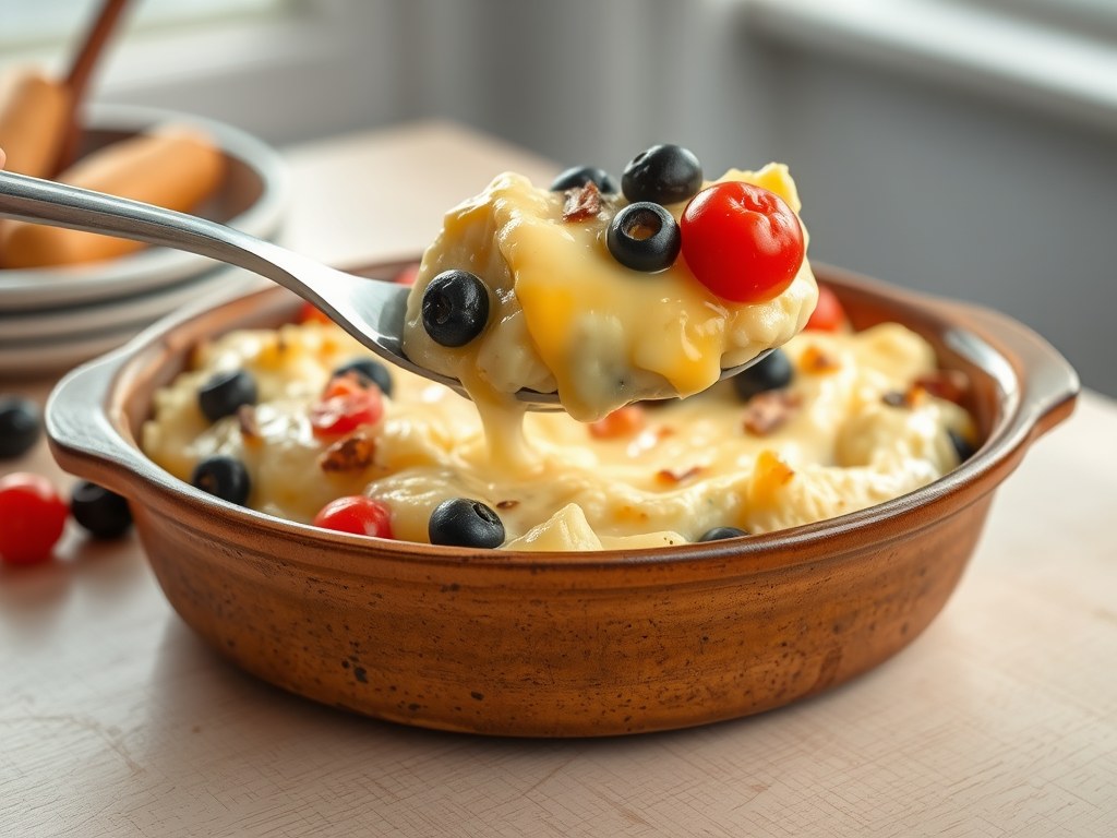 Provençaalse aardappelpuree, AI-gegenereerde illustratie
