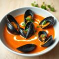 Provençaalse velouté met mosselen
