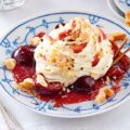 Gevulde pruimen met Amaretto en Mascarponeroom