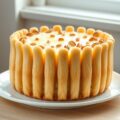 Puddingtaart met citroen