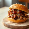 Pulled Chicken op een broodje
