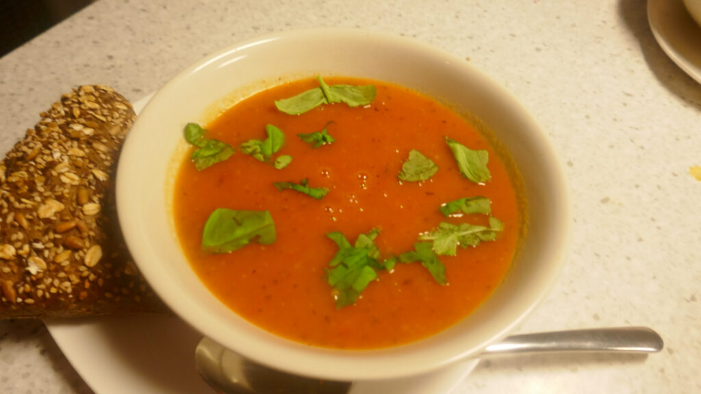 Pure Tomatensoep met een beetje pit