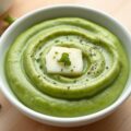 Puree van erwten met koriander