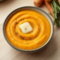 Puree van wortelen en knolselder