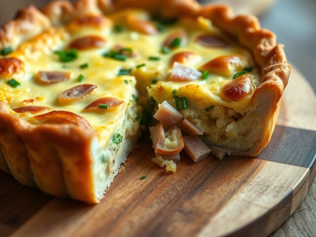 Quiche met artisjokharten