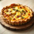 Quiche met witloof, ham en cheddar