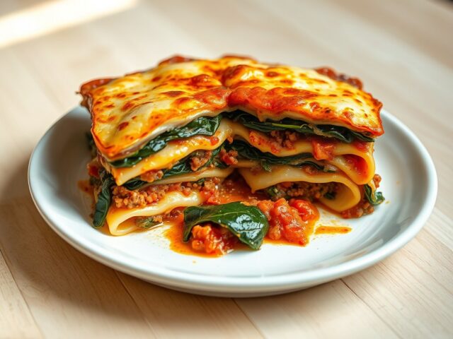 Raapstelen lasagne
