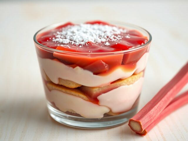 Rabarber tiramisu