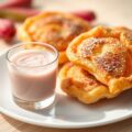 Rabarberschuim met wentelteefjes