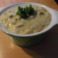 Kippenragout met cognac en champignons