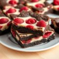 Raspberry cheesecake brownies