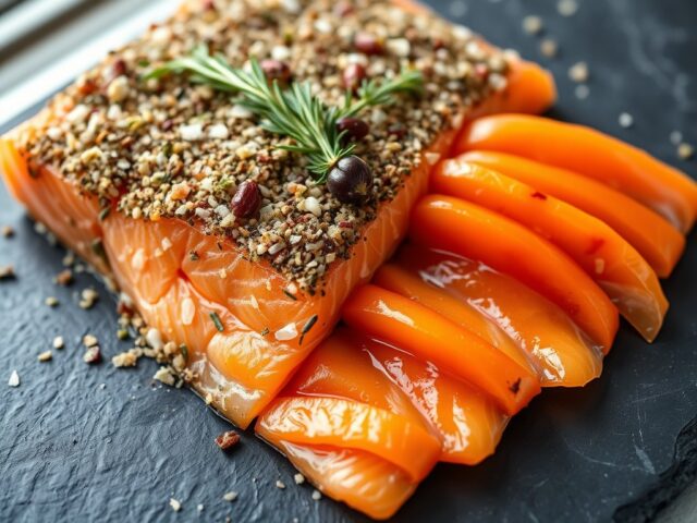 Rauwe Zalm Impregneren in de Koelkast