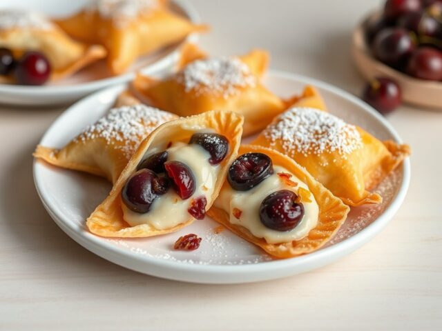 Ravioli, maar dan zoet, (ravioli dolci)