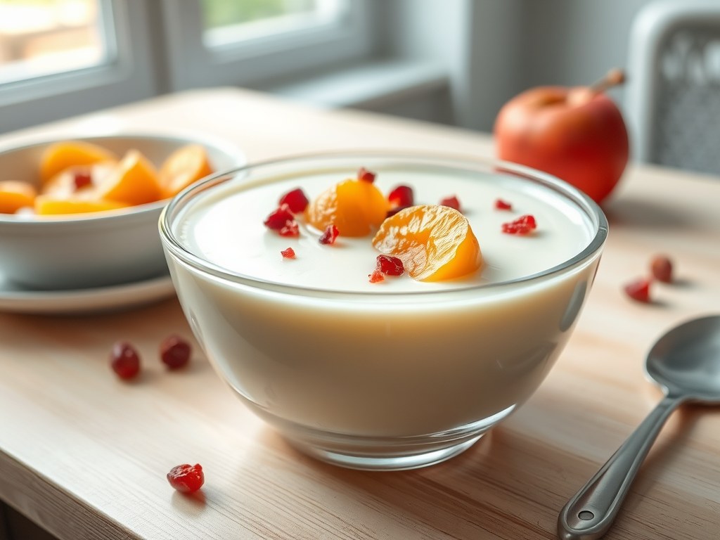 Regendag pudding, AI-gegenereerde illustratie