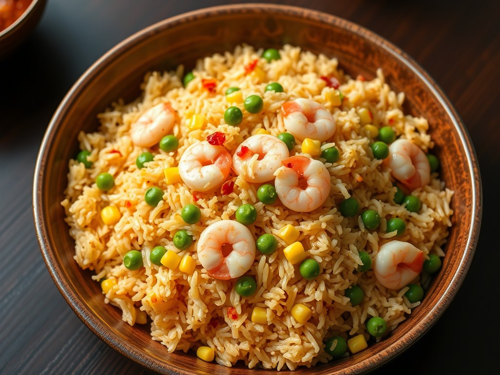 RIJST Cantonese Rice II, AI-gegenereerde illustratie