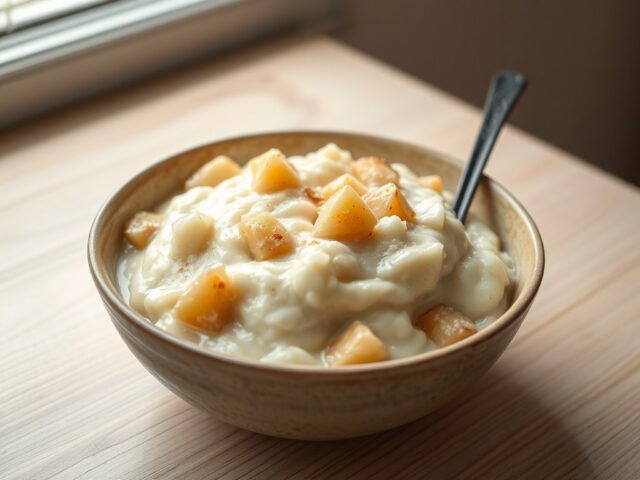 Rijst met appeltjes