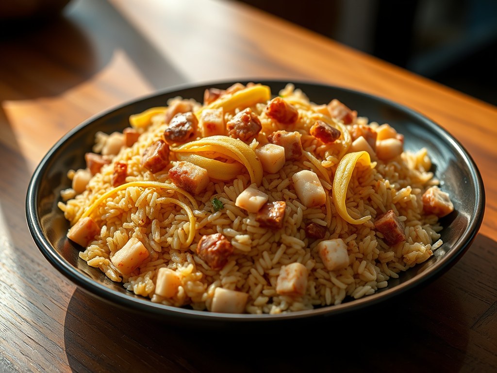 RIJST Nasi Goreng Hong Kong, AI-gegenereerde illustratie