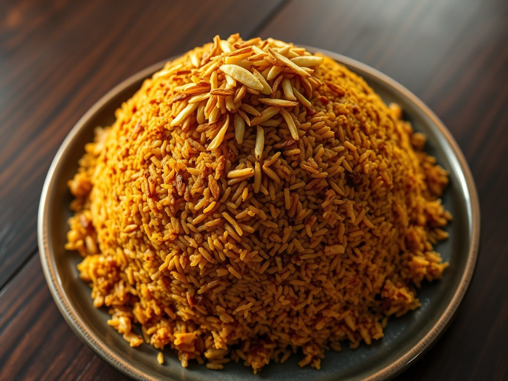 RIJST Nasi Goreng Sereh, AI-gegenereerde illustratie