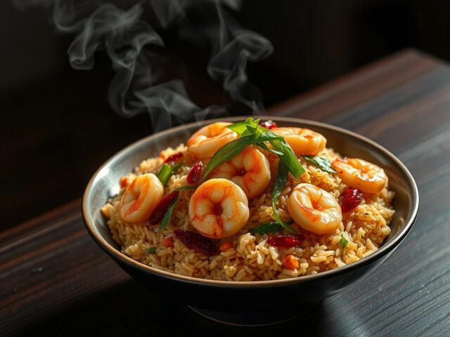 RIJST : Rijst met Garnalen uit de Wok