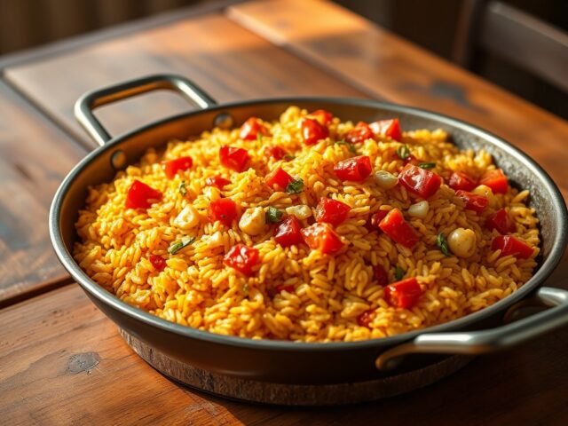 RIJST : Spaanse Rijstschotel