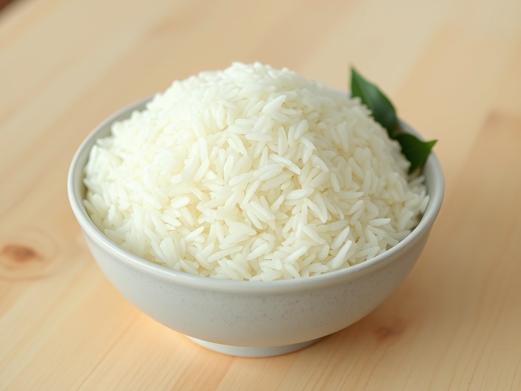 RIJST (Witte Langkorrelige Droogkokende Basmati), AI-gegenereerde illustratie