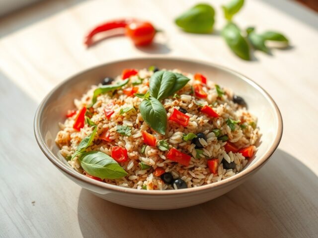 Rijstsalade