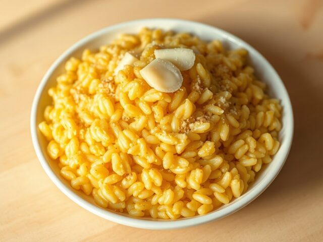 risotto alla milanese als primo