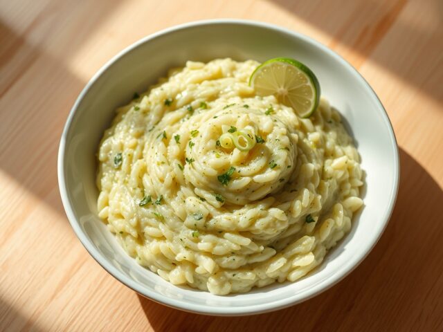 Risotto met limoensmaak
