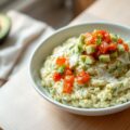 Risotto met Pesto en Avocado Salsa