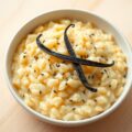 Risotto met vanillepeulen